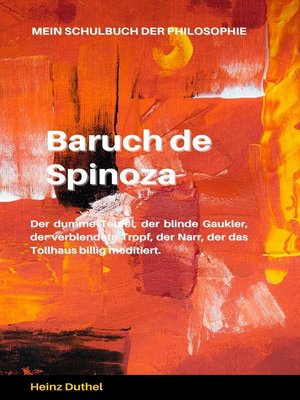 cover image of Mein Schulbuch der Philosophie ESPINOZA
